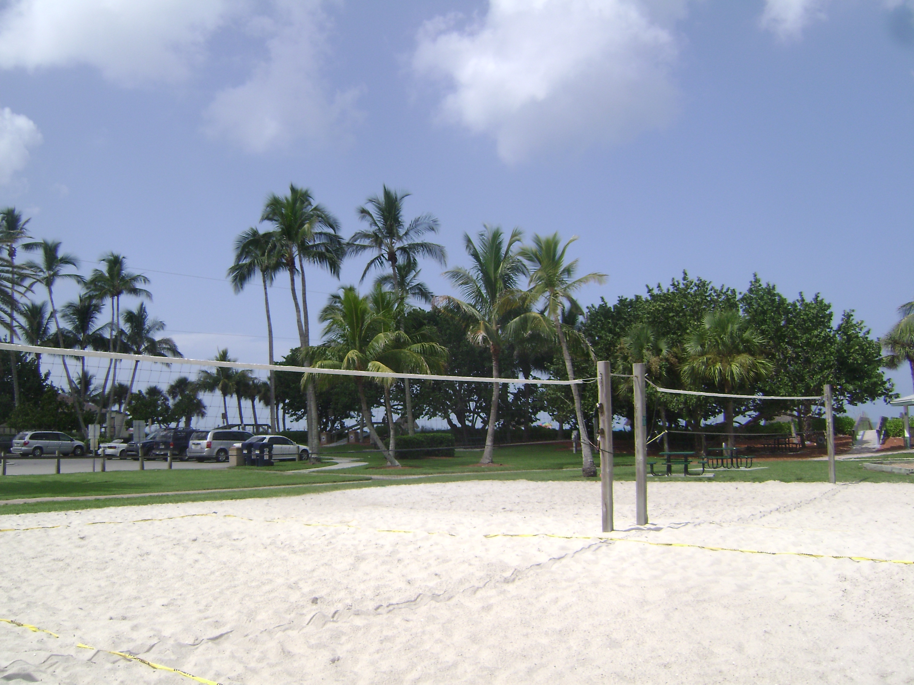 Volleyball at Coquina Sands in Naples, Florida.
